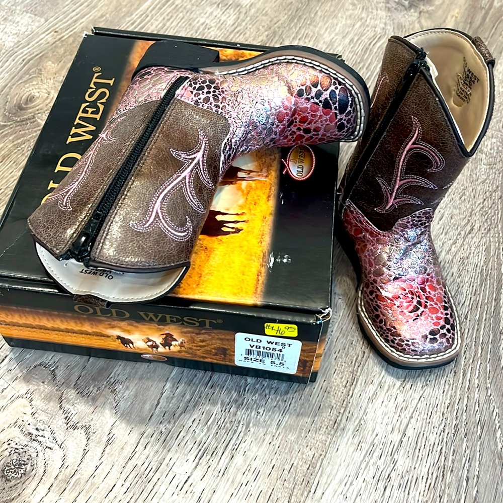 Old West Toddler Cowgirl Boots